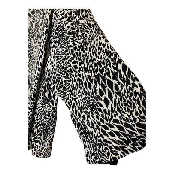 Chico's Jacket Open Front Animal Print Size 3 - Picture 3 of 8